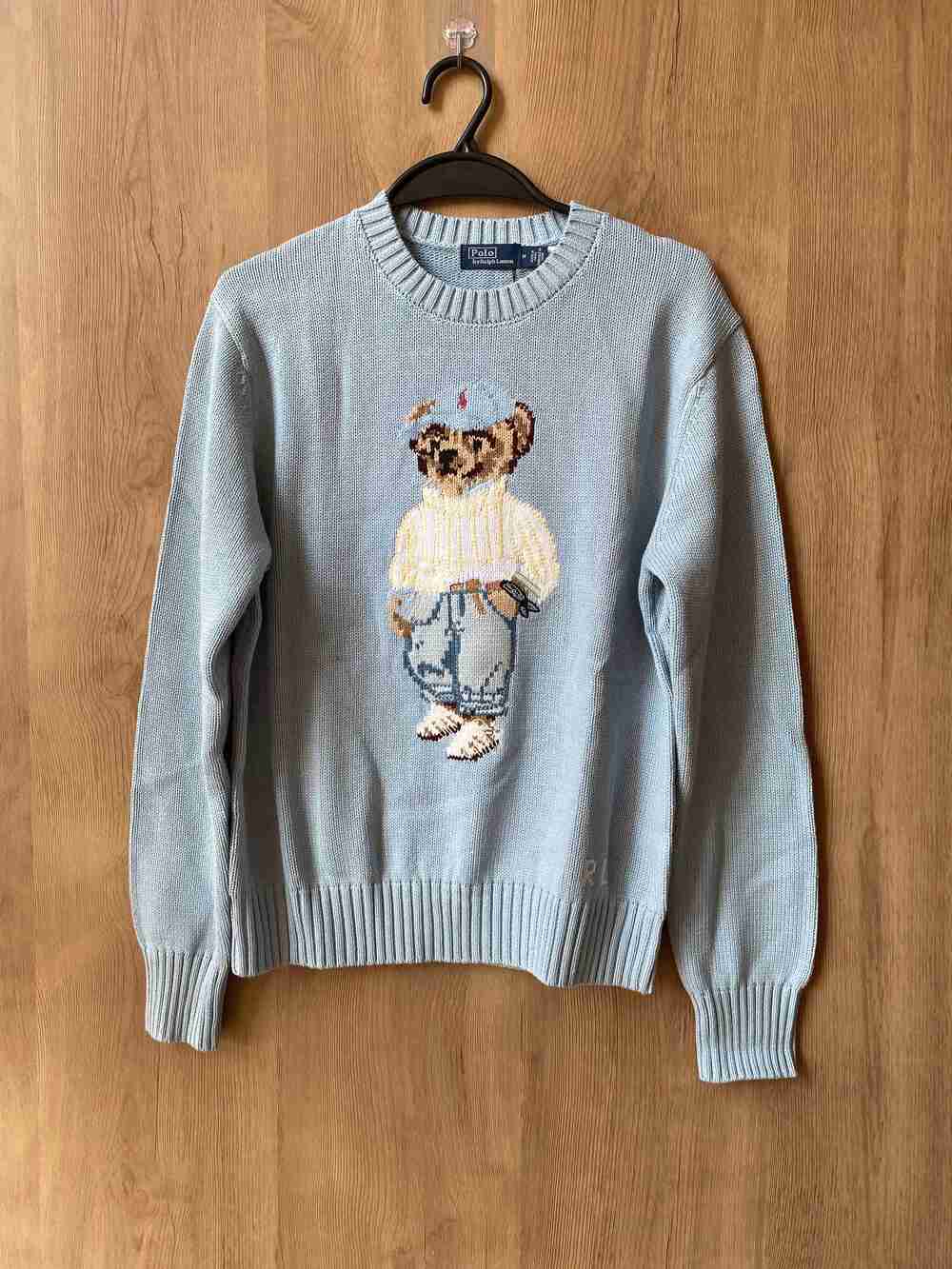 POLO RALPH LAUREN Preppy Bear Knit Crewneck Sweater